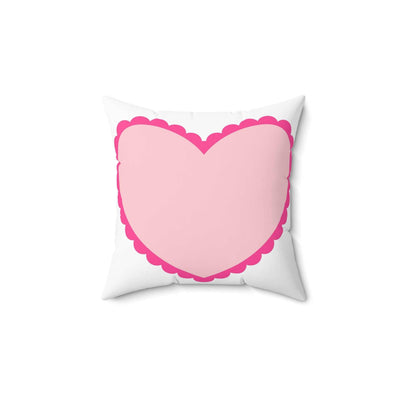 Faux suede cushion
